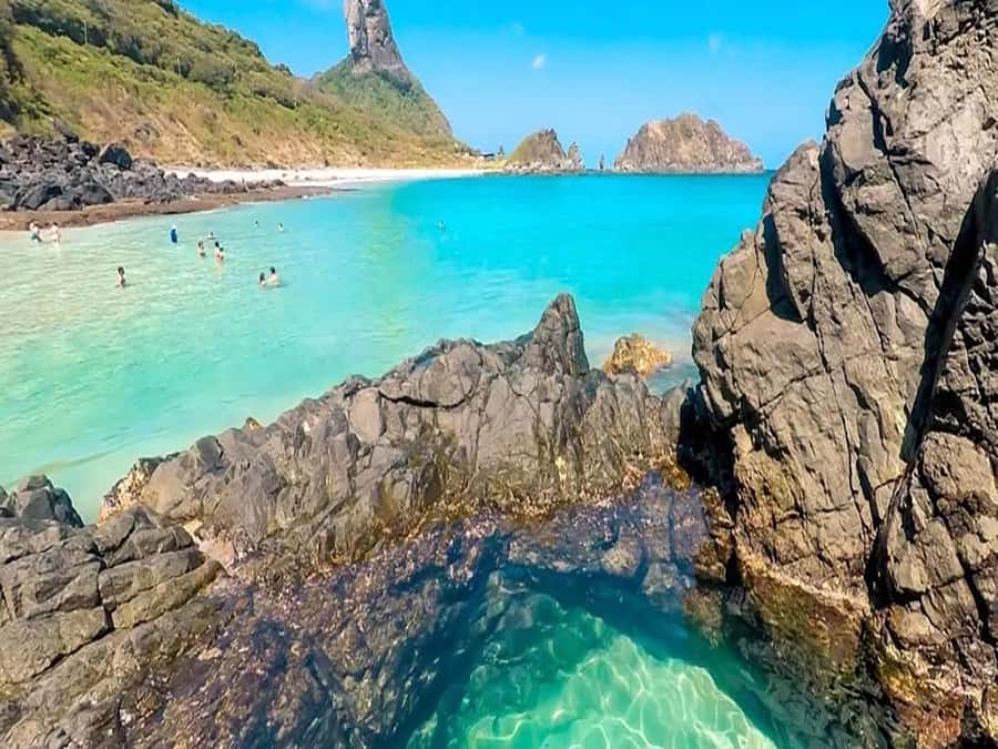 7-Hour Island Adventure: Fernando de Noronha Ilhatour - Cacimba do Padre and Two Brothers show a wilder side