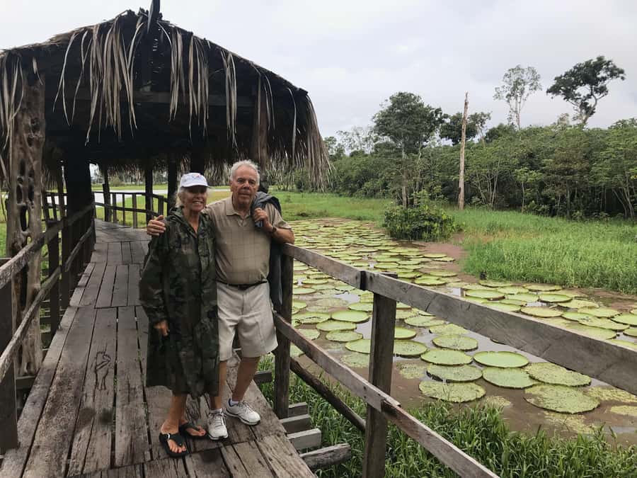 Amazonas: Boat Ride with a Local Amazonian - Giant water lilies and the flooded Igapó forest