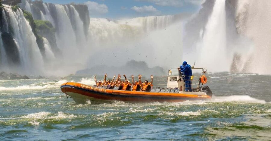 Brazilian Falls & Macuco Safari: transfer with ticket - The Macuco boat is the wet part of the day