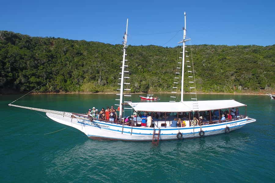 Búzios 2.5-Hour Schooner Boat Experience - The opening run past Armação and Bardot Shore