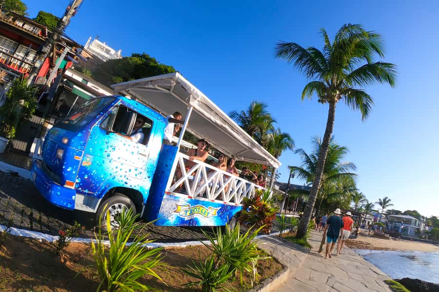 Búzios Trolley Adventure City Tour - Brava and João Fernandes belvederes provide the best pauses