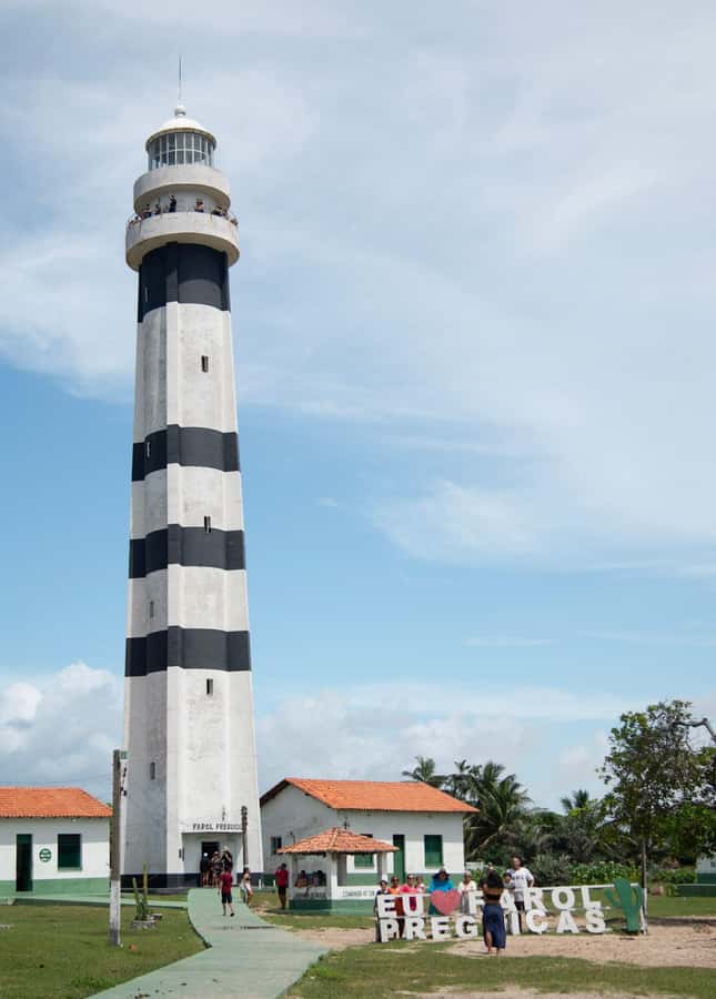Caburé - Boat tour on the Rio Preguiças - Mandacaru lighthouse and the view from above