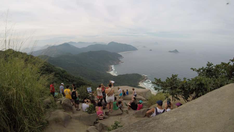 Discover Pedra do Telégrafo: Scenic Hike with Expert Guide - The wide view toward Barra and Pedra da Gávea