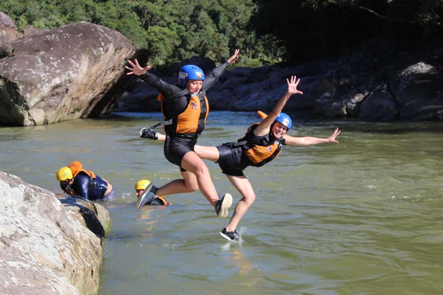 Florianópolis: RAFTING AVENTURA - Rock Jumps, a Natural Water Source, and a Cave