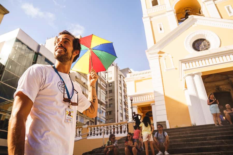 Florianopolis: Walking Tour - History, Art and Gastronomy - Cruz e Sousa Palace and Praça XV de Novembro