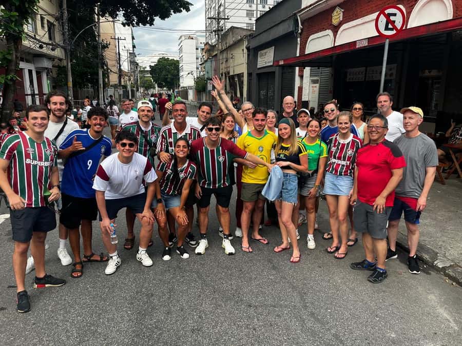 Fluminense Football Match at Maracanã with Local Hosts - The five-minute walk to Maracanã