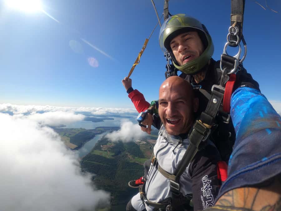 Foz do Iguacu: Skydiving Experience with Photos and Videos - The view from the air