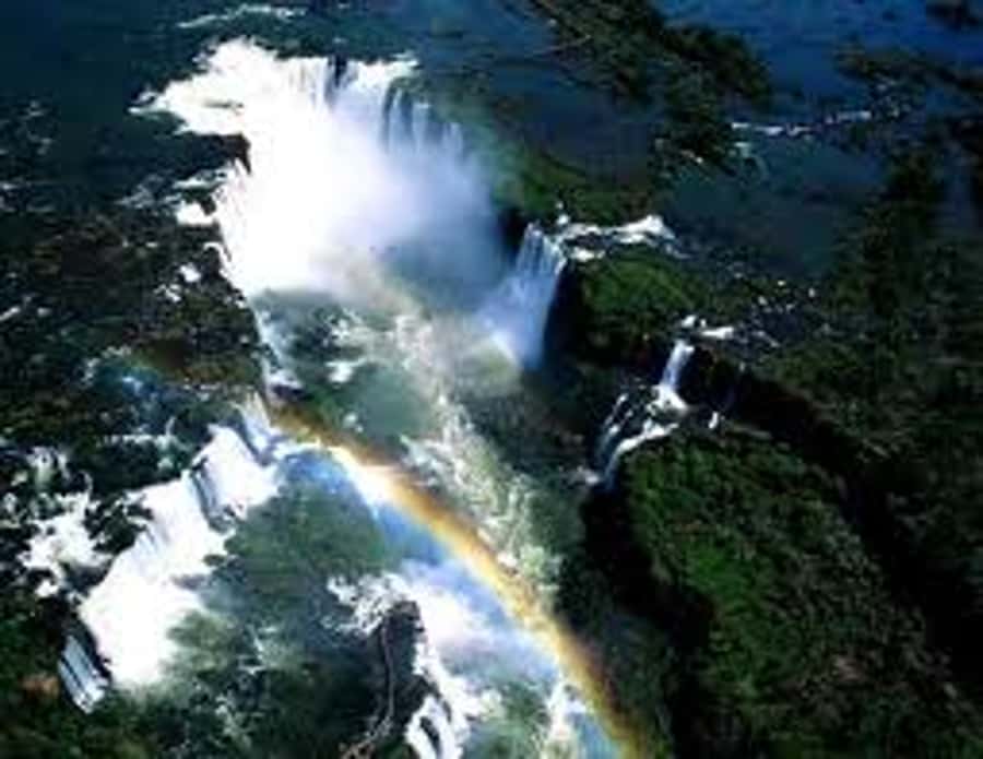 From Argentina: Iguazu Falls Brazil Side & Itaipu Dam - The Brazilian side gives you the classic wide view