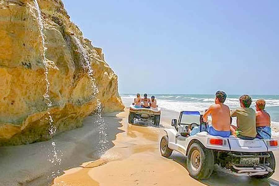 From Fortaleza: Morro Branco, Fontes, & Canoa Quebrada Beach - Canoa Quebrada gives you the longest beach break
