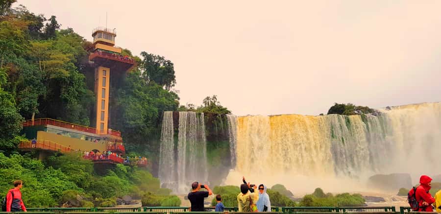 From Foz do Iguaçu: Brazilian Side of the Falls with Ticket - Lunch, snacks, and optional boat or helicopter trips