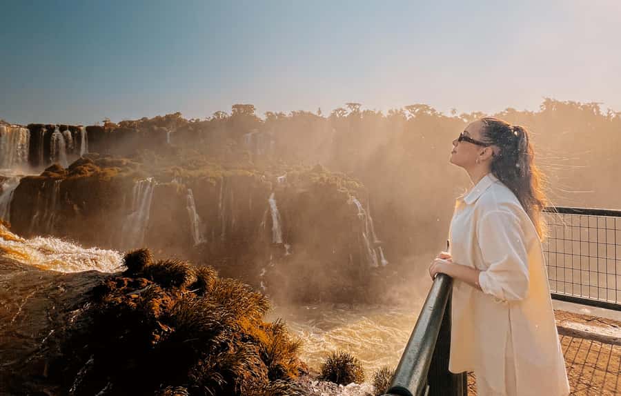 From Foz do Iguaçu: Sunset at the Falls - Entering Iguaçu National Park after closing time