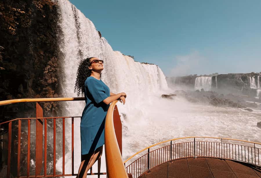 From Foz do Iguaçu: Sunset at the Falls - From your Foz do Iguaçu hotel to the park