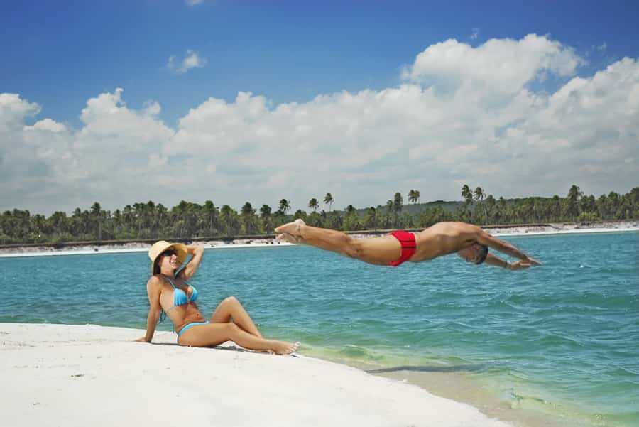 From Maceio: Gunga Beach & Full-Day Tour - Sailing across Lagoa do Roteiro