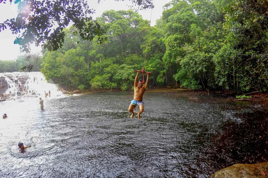 From Manaus: Presidente Figueiredo Waterfalls Daytrip - Gruta do Refugio and the appeal of a living cave