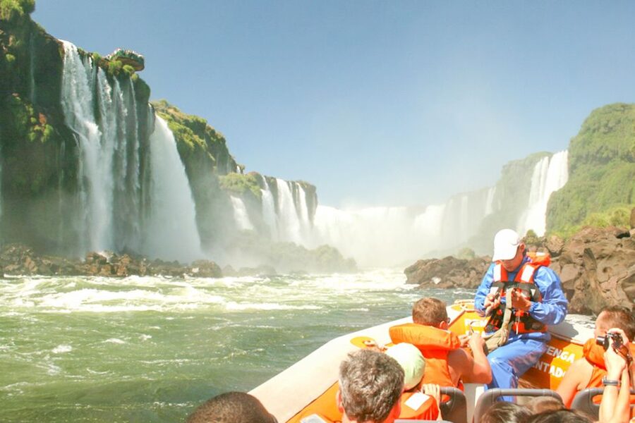 From Puerto Iguazu: Brazilian Falls with Boat Adventure - Macuco Safari and the Zodiac ride