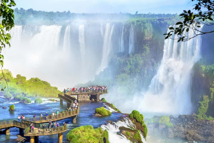 From Puerto Iguazu: Brazilian Side of the Falls with Ticket - What the Brazilian side shows you best