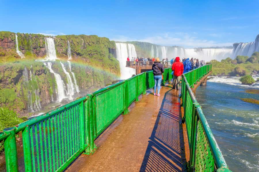 From Puerto Iguazu: Brazilian Side of the Falls with Ticket - Devils Throat brings the noise