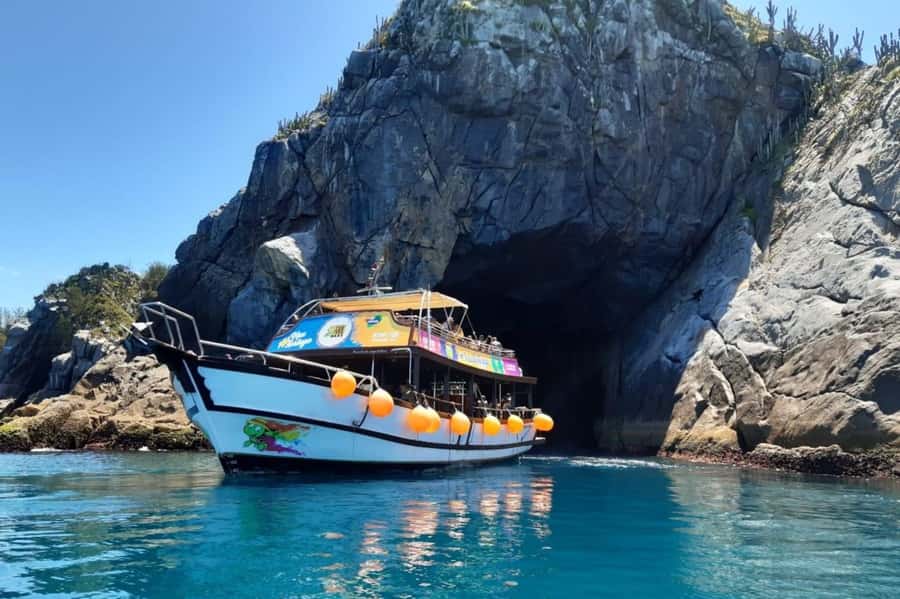 From Rio: Arraial do Cabo Day Trip with Boat Tour - Ilha do Farol, the first major swim stop