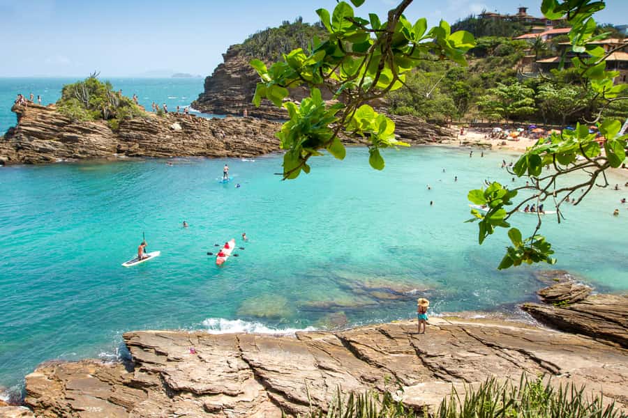 From Rio de Janeiro: Búzios Boat Trip with Lunch - What the four beach stops offer