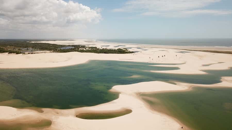 Full Day Tour: Santo Amaro Lagoons - The short 4x4 ride into the dunes