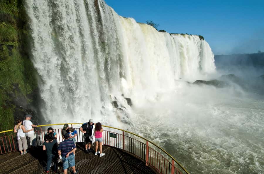 Iguassu Falls: Guided Tour & Macuco Safari on Pontoon Boats - The pontoon ride along the Iguassu River