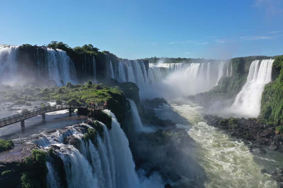 Iguassu Waterfalls: 1 Day Tour Brazil and Argentina's sides - Walking, weather, and wildlife