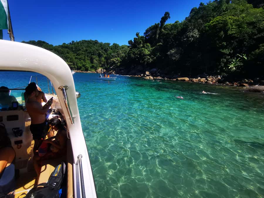 Ilha Grande: 6-Hour Speedboat Tour to Blue and Green Lagoons - Blue Lagoon and the clearest swimming time