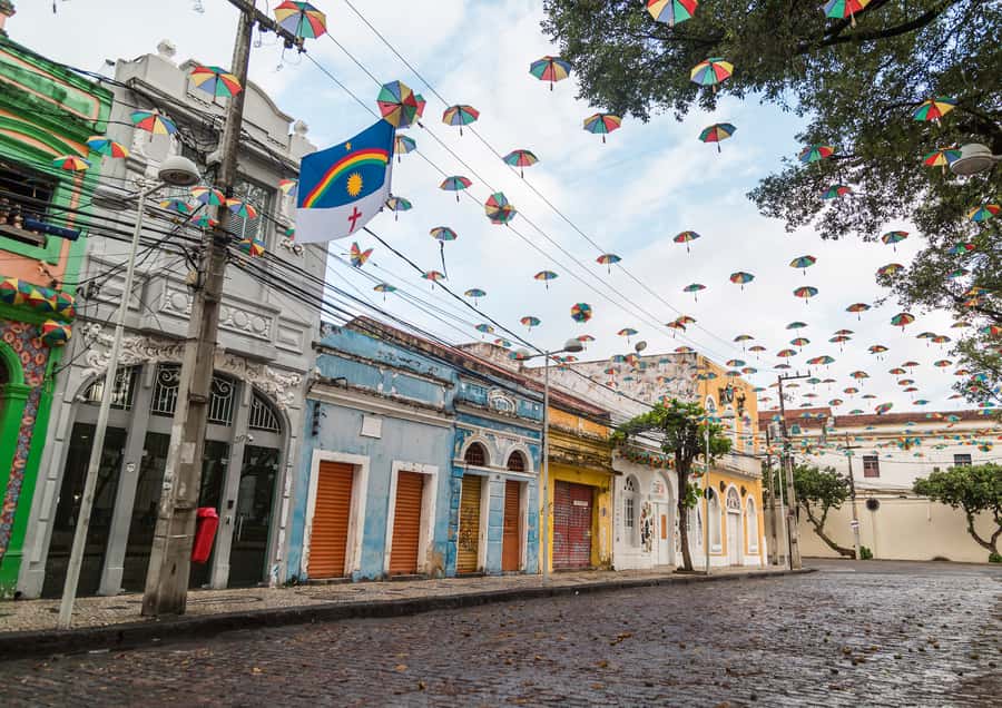 Recife: City Tour Recife & Olinda - Rua do Amparo and the working side of the old center