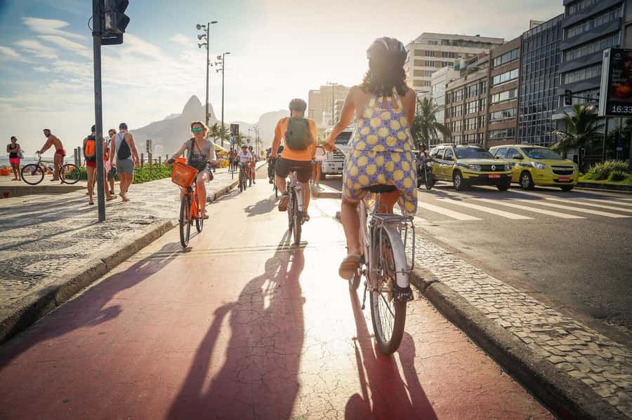 Rio Bike Tour – Discover the Beaches and Lagoon - Leblon and a Well-Timed Coconut Water