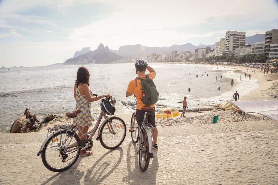 Rio Bike Tour – Discover the Beaches and Lagoon - Arpoador Rock and the Coastline View