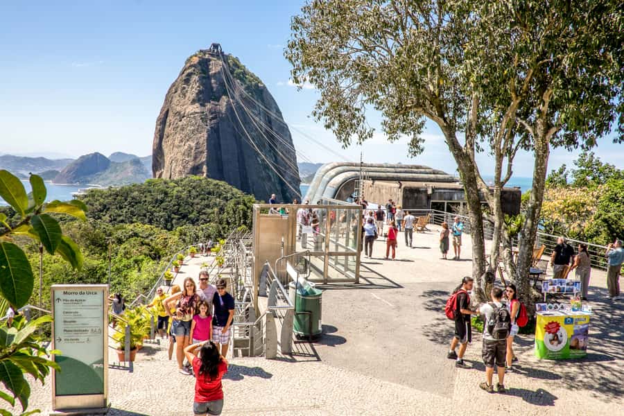 Rio: Christ the Redeemer Early Access and Sugarloaf - Sugarloaf by cable car from Praia Vermelha
