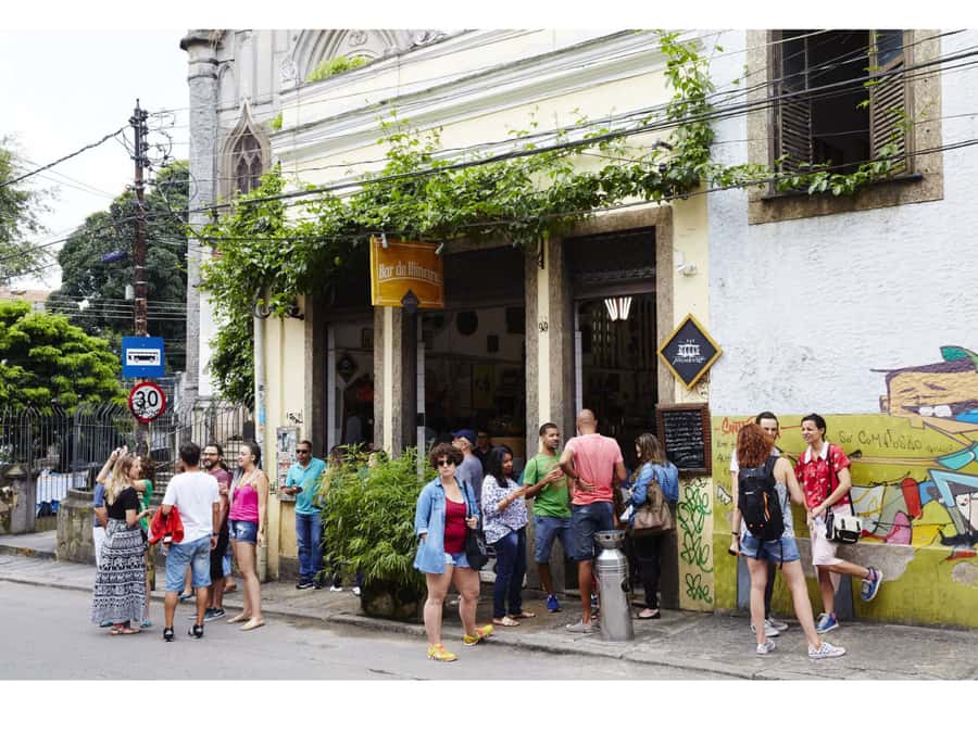 Rio Culture and History through the Art of Traditional Foods - Riding the tram to Santa Teresa