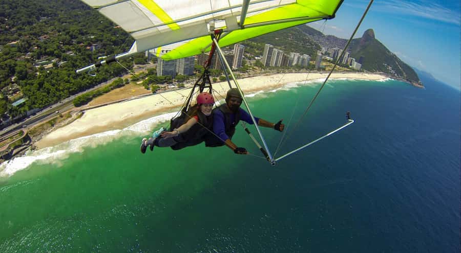 Rio de Janeiro: Hang Gliding or Paragliding Flight - Landing at Pepino Beach