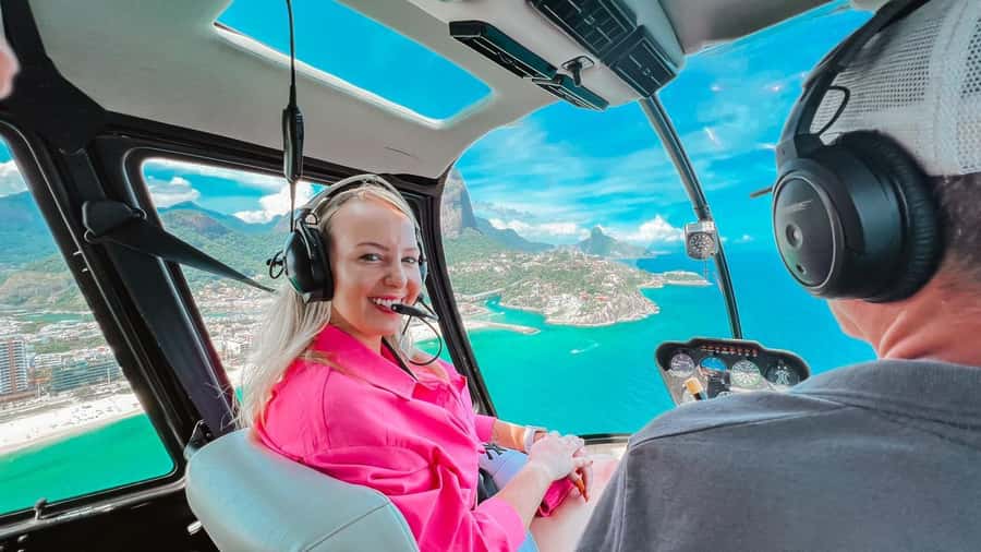 Rio de Janeiro: Helicopter Tour - The beach route from Barra to Ipanema