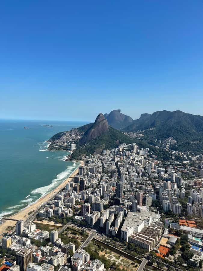 Rio de Janeiro Helicopter Tour | DOORS OFF - Lagoa Rodrigo de Freitas and Rio’s green interior