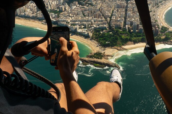 Rio de Janeiro Helicopter Tour without Doors - Takeoff at Vargem Grande