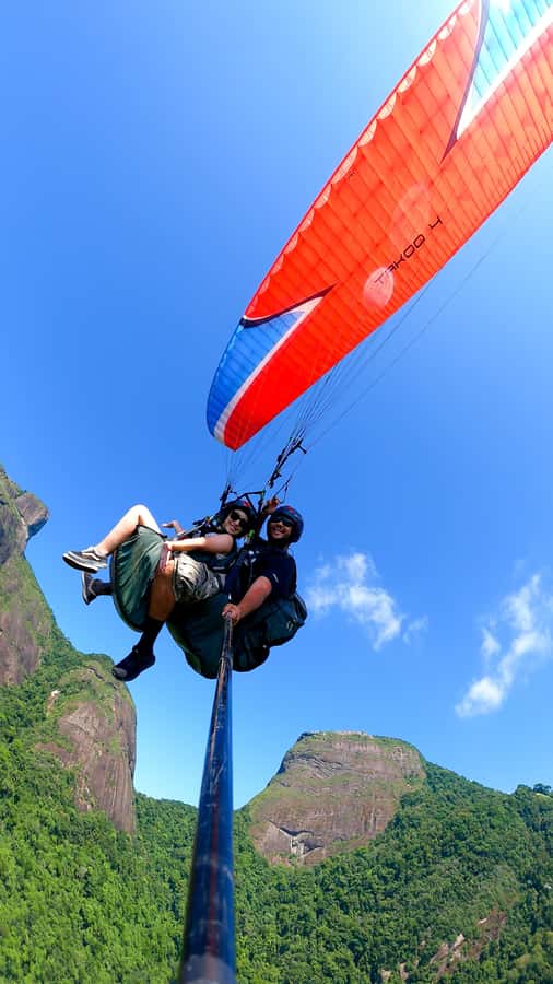Rio de Janeiro : Paragliding Tandem Flights over Rio - Takeoff From the 520-Meter Ramp