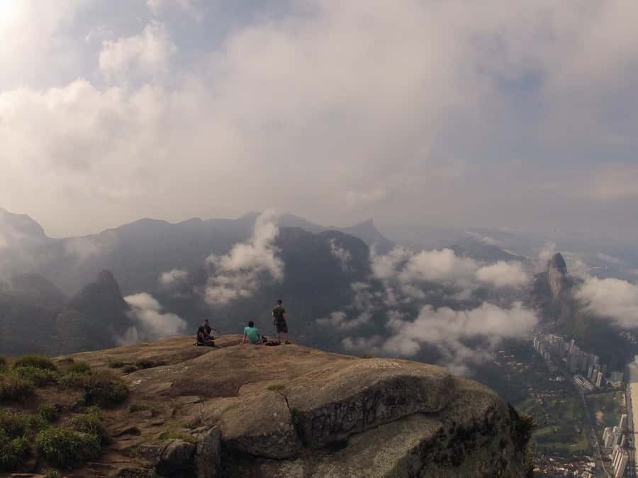 Rio de Janeiro: Pedra da Gavea Adventure Hike - The descent and rappel section