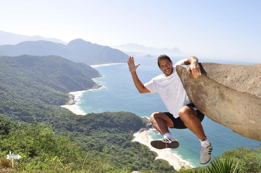 Rio de Janeiro: Pedra do Telégrafo; Grumari/ Prainha Beaches - The photo that plays with perspective