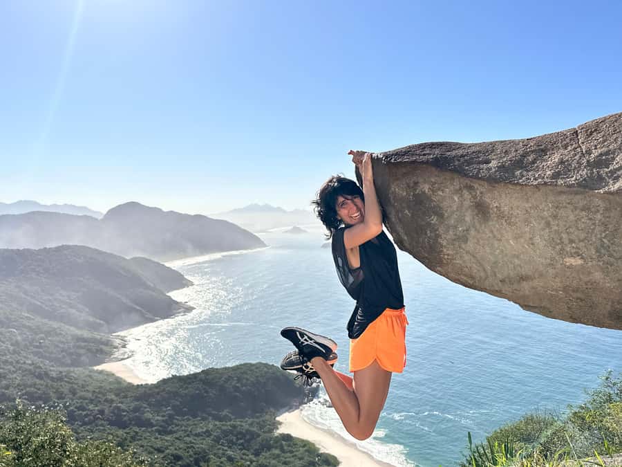 Rio de Janeiro: Pedra do Telégrafo trail and beach stop - Reaching the Pedra do Telégrafo viewpoint