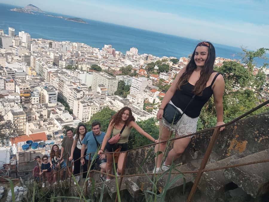 Rio de Janeiro: the biggest favela tour in Rio, lest go! - Entering the favela from Rua Sá Ferreira