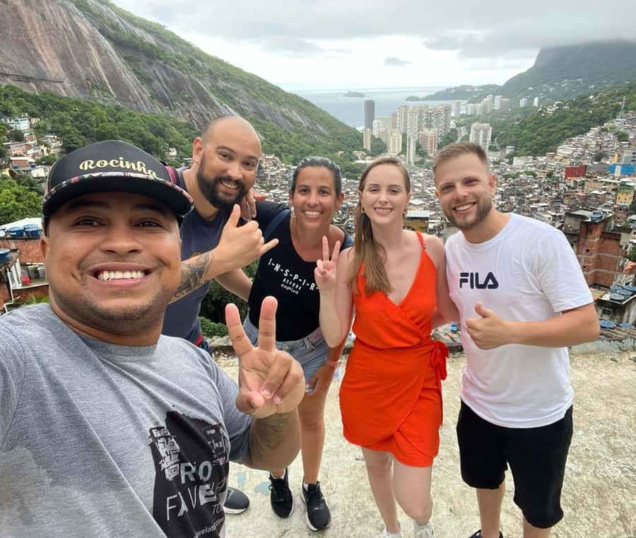 Rio Favela Tour - Walking the narrow streets with Alex