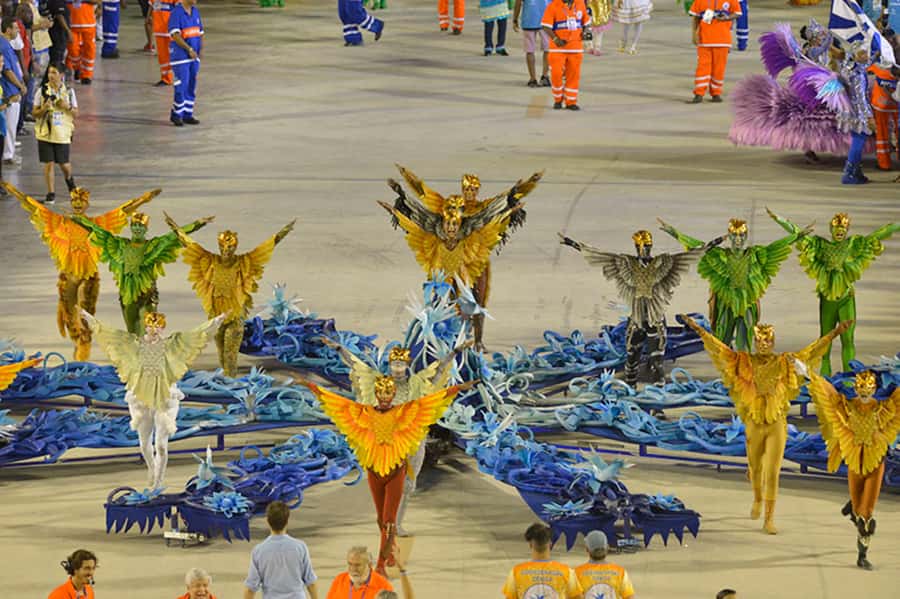 Rio: Premium Carnival Seating with Food, Drinks, & Transfers - The parade runs from about 9:30 p.m. to 5 a.m.