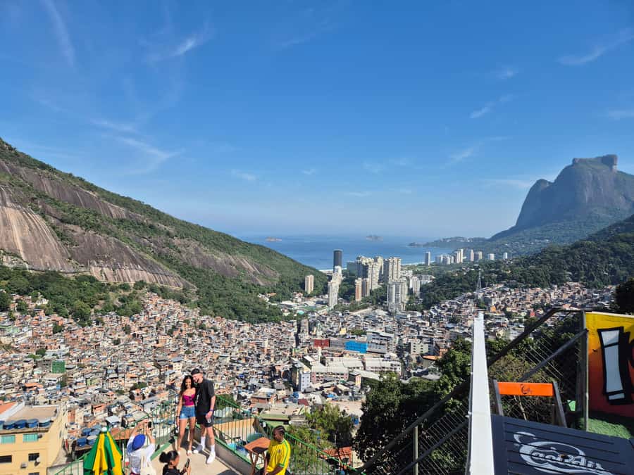 Rocinha Jeep Tour: A Journey into the Soul of the Favela! - Rocinha from Rio’s southern hills