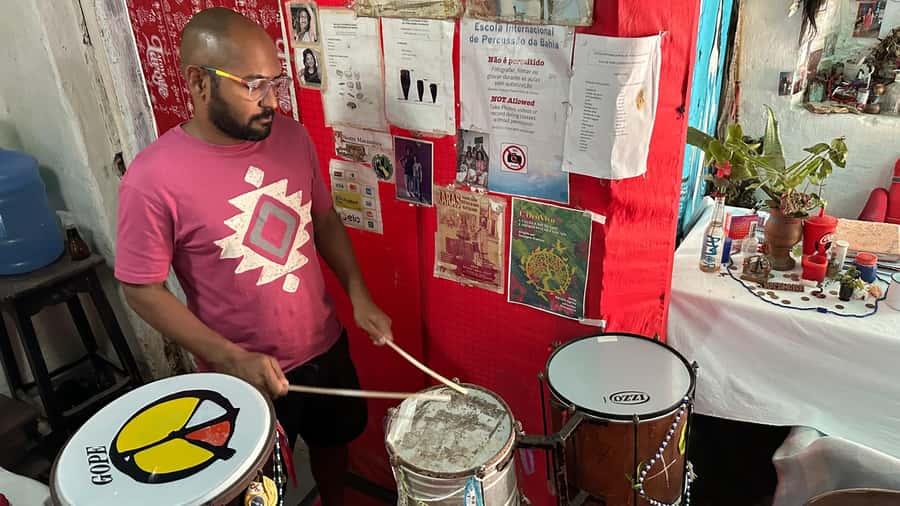 Salvador: 3-Hour Percussion Class - Samba, samba reggae, and the sound of Salvador