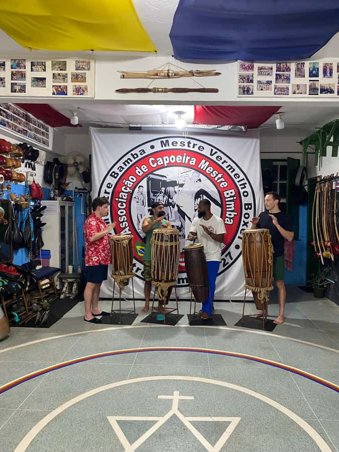 Salvador: Traditional Drumming and Percussion Workshop - The instructors and the language question