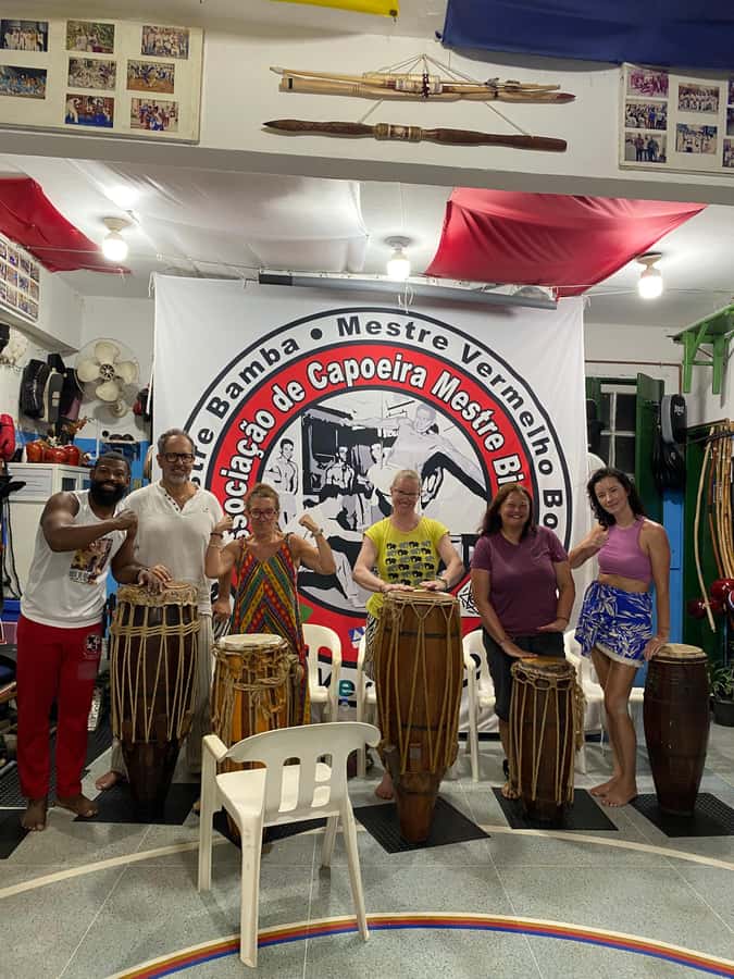 Salvador: Traditional Drumming and Percussion Workshop - Small groups make beginner instruction easier