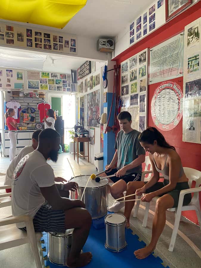 Salvador: Traditional Drumming and Percussion Workshop - Arriving at Associação de Capoeira Mestre Bimba