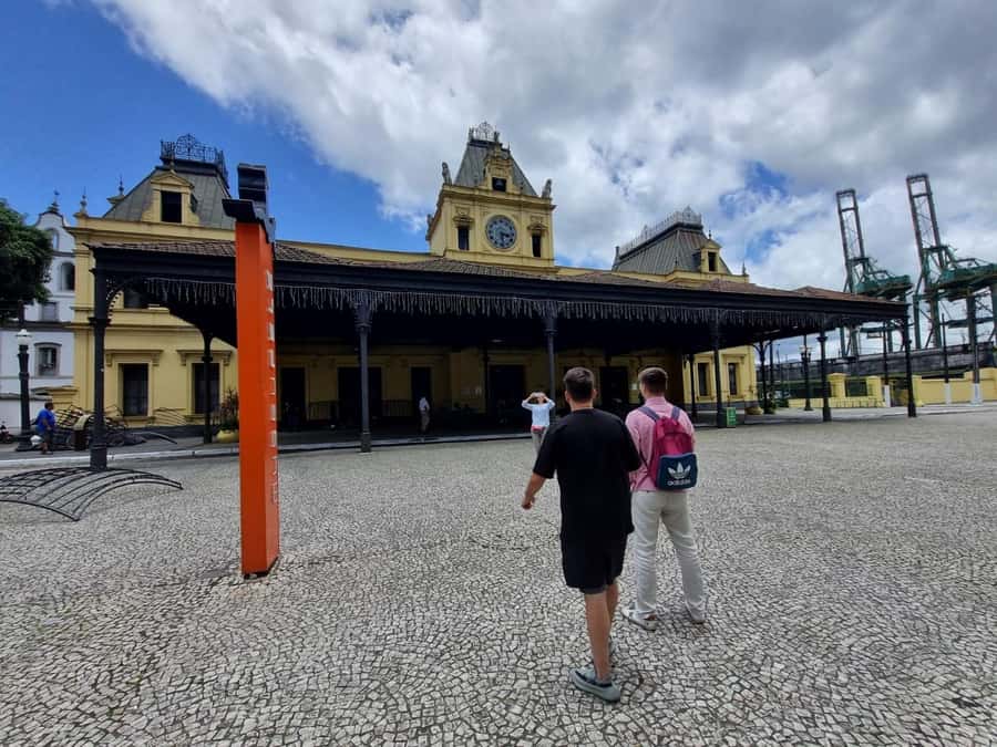 Santos & Guaruja: 8 hour Beach Tour Starting in Sao Paulo - Monte Serrat and the port view