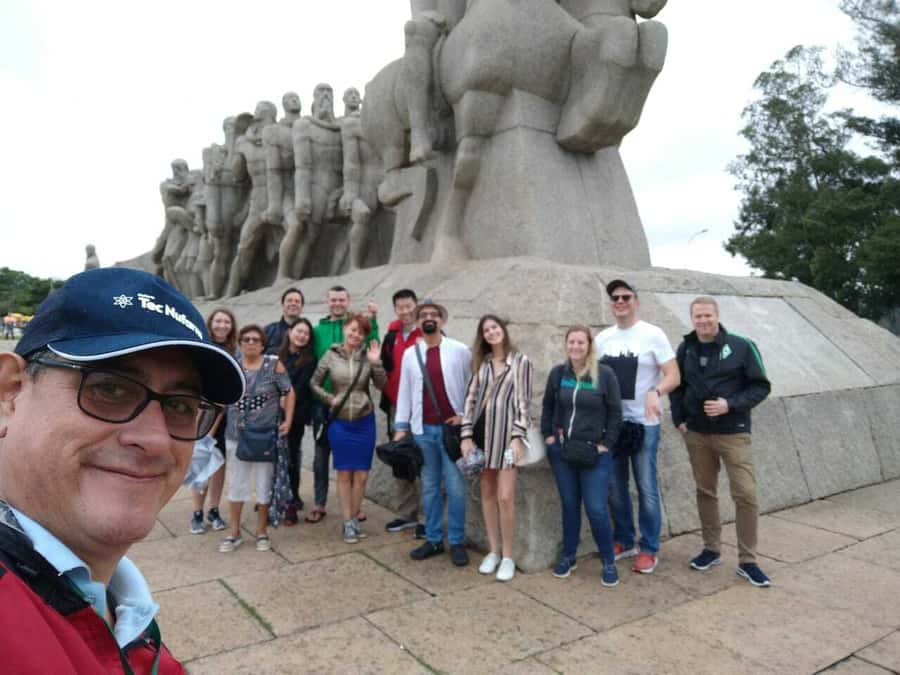 São Paulo: Main City Sights in 7 Hours – Shared Group Tour - The MAC Museum terrace delivers the skyline view